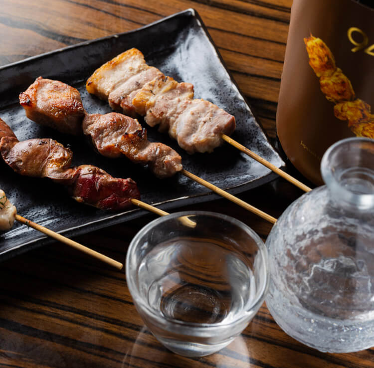 焼き鳥と日本酒